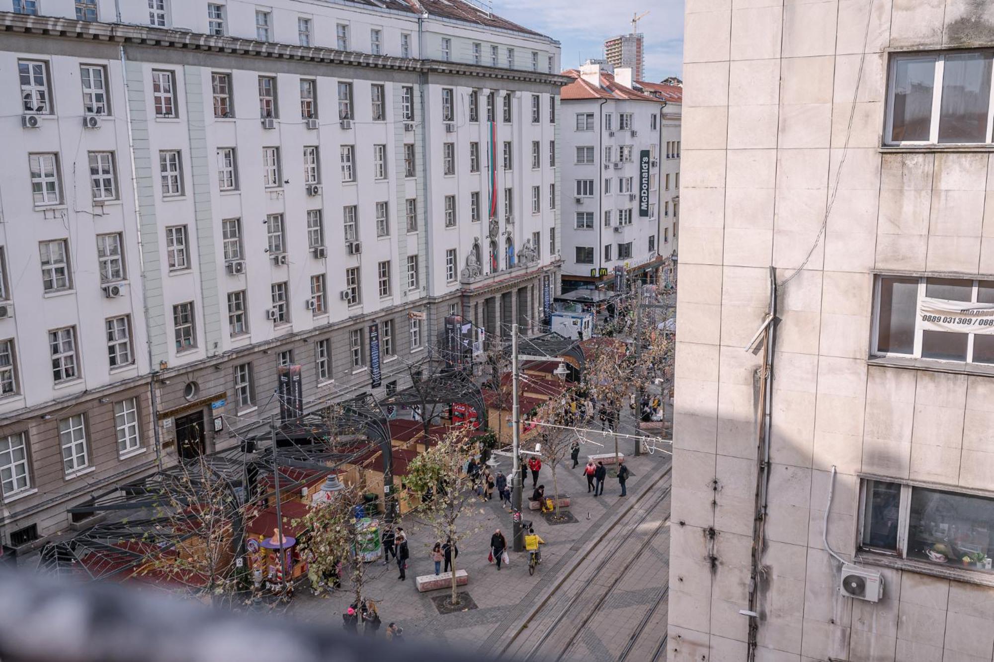Slaveykov Sqr Urbanlux Topcentre 2Bdr Free Parking Sofia Exterior foto
